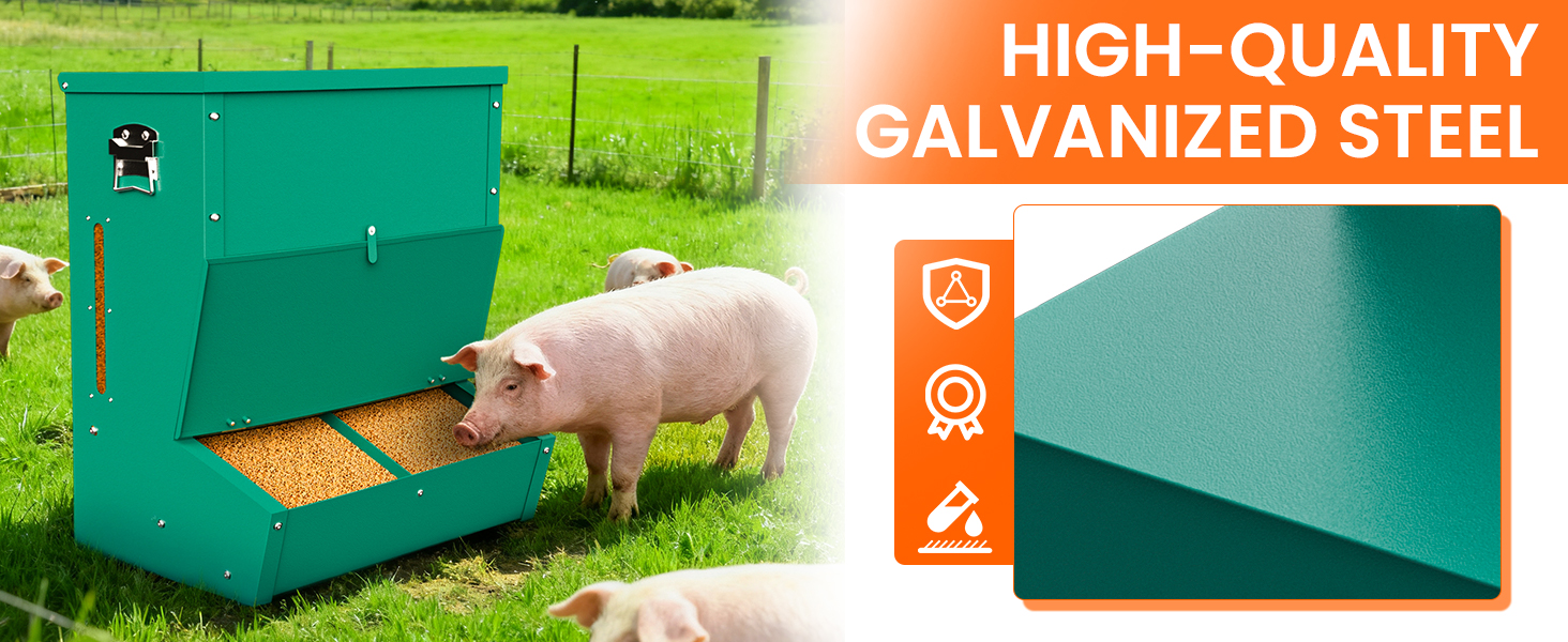 large capacity hog feeder
