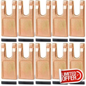 10Pcs Auger Teeth 35 Size Strips Set Suitable for Digging Crumbly Rock Soil Bricks and More