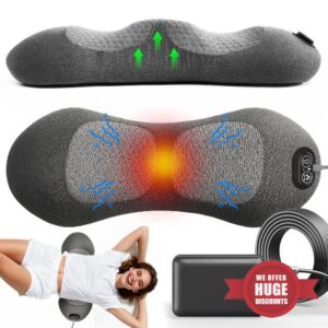 Upgraded 3-in-1 Portable Lumbar Pillow for Back Relief