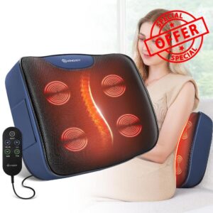 Heated Lumbar Support Pillow for Office Chair