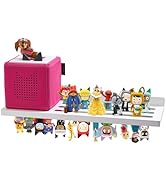 Gieanoo for Tonies Shelf Magnetic, Tonies Figures Storage Display Shelf 30-36 Characters Natural ...