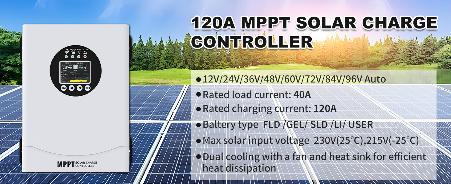 MPPT SOLAR CHARGE CONTROLLER