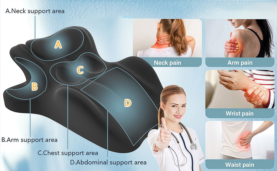 Memory Foam Ergonomic Wedge Pillow