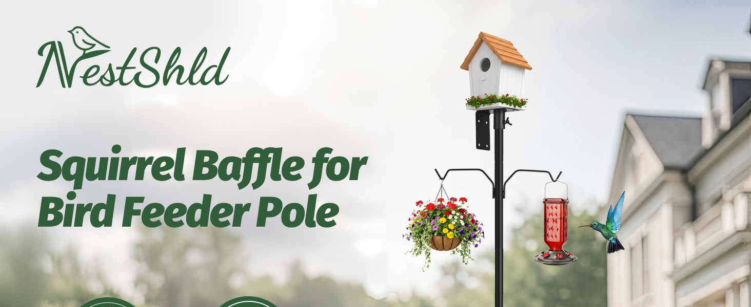 bird feeder pole