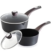 SENSARTE Nonstick Cookware Set 13-Piece, Non Stick Pots and Pans Set with Swiss Granite Coating, ...