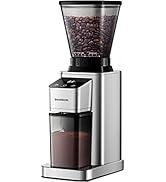 SHARDOR Conical Burr Espresso Coffee Grinder Electric with Precision Timer 2.0, Touchscreen Adjus...