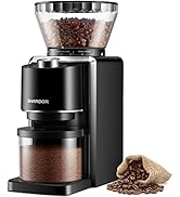 SHARDOR Professional Conical Burr Coffee Grinder, Coffee Bean Grinder with 48 Grind Settings for ...