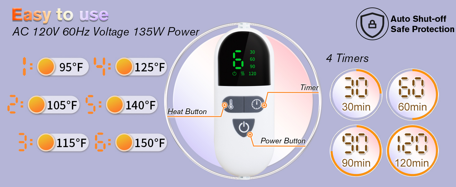 heating pad for back