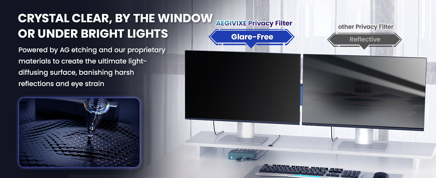 computer privacy screen 24 inch