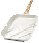 SENSARTE Nonstick Crepe Pan with Spreader, 10-Inch Natural Ceramic Coating Dosa Pan Pancake Flat ...