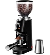 SHARDOR 64mm Flat Burr Coffee Grinder, Electric Espresso Grinder with Commercial-Grade Precision,...