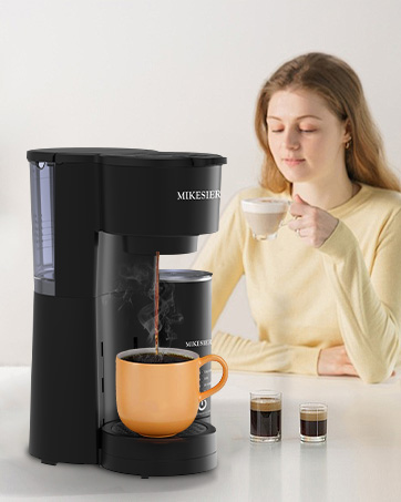 3in1 single serve coffee maker with milk frother