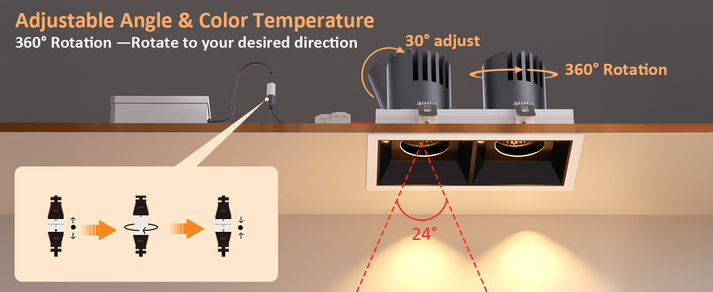 recessed led ceiling light
