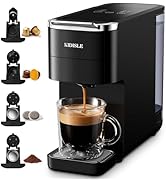 KIDISLE Conical Burr Coffee Grinder, Electric Bean Grinder for Precise Grinding, 35 Settings, 2&ndash;1...