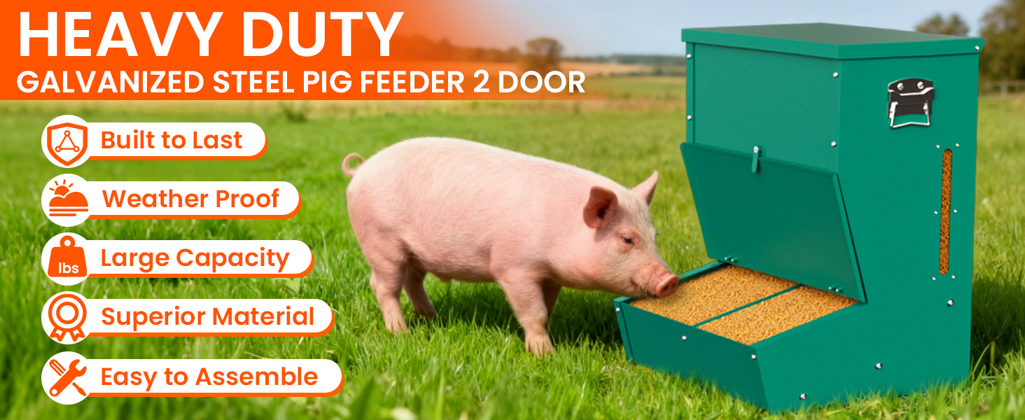 2-Door Hog Feeder