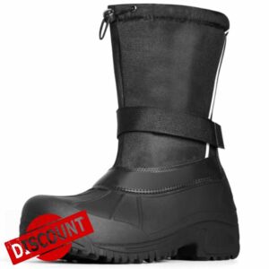 Furuian Snow Boots for Men Winter Boots for Men Waterproof Outdoor Non Slip Hiking Boot Mens Insulated Boot with an Insulated Inner Line