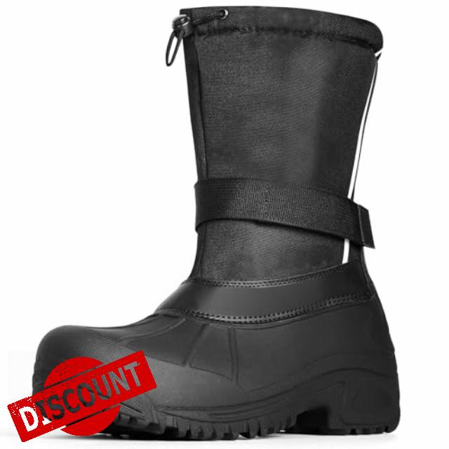 Furuian Snow Boots for Men Winter Boots for Men Waterproof Outdoor Non Slip Hiking Boot Mens Insulated Boot with an Insulated Inner Line