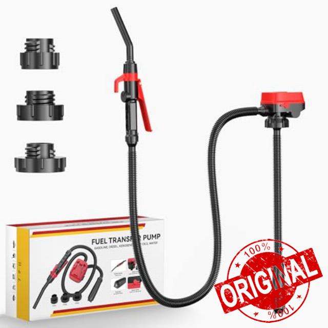 Cordless Fuel Transfer Pump Compatible with DeWalt 20V & Milwaukee 18V Batteries