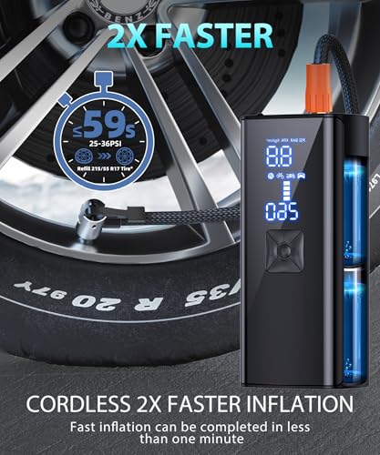2X Faster Air Pump for Car