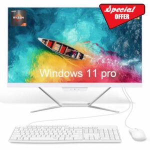 23.8" FHD All-in-One Desktop Computer for Home Office