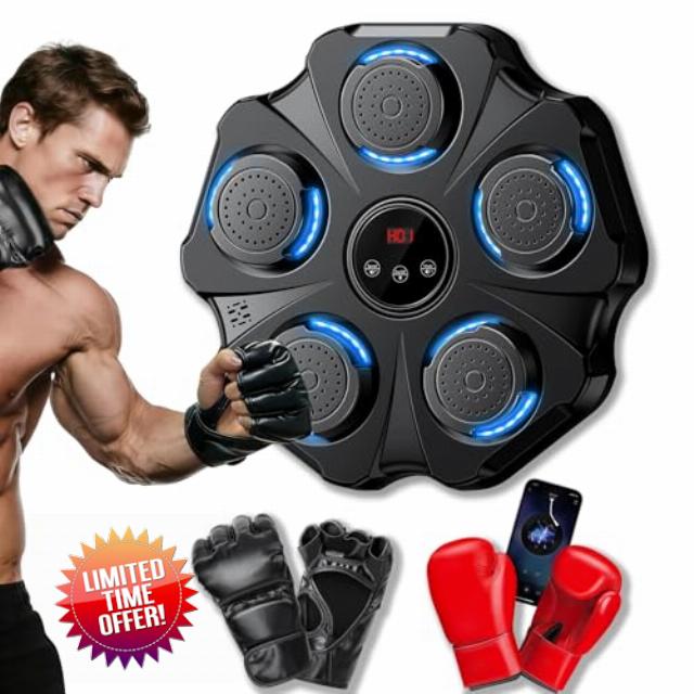 2025 Upgraded Music Boxing Machine - Interactive Punching Trainer
