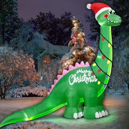 IP68 Waterproof Fan Blow up flatables Outdoor Xmas Decor with Built-in White LED Lights for Holiday