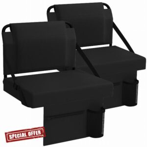 Stadium Seat 2 Pack for Bleachers with Back Support