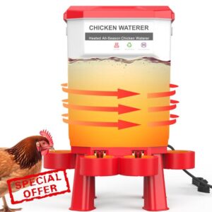 Hanging Heated Chicken Waterer