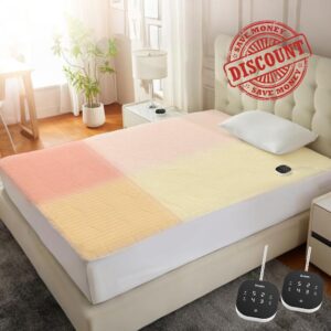Bwarm Multizone Heated Mattress Pad King