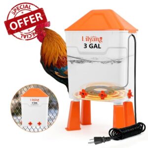 Lilyang Heated Chicken Waterer 3 Gallon