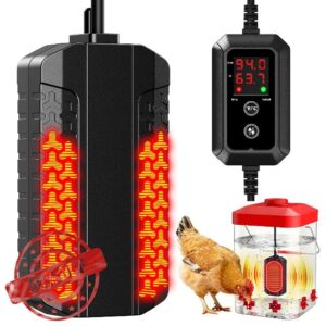 Heated Chicken Waterer with Smart LCD Screen