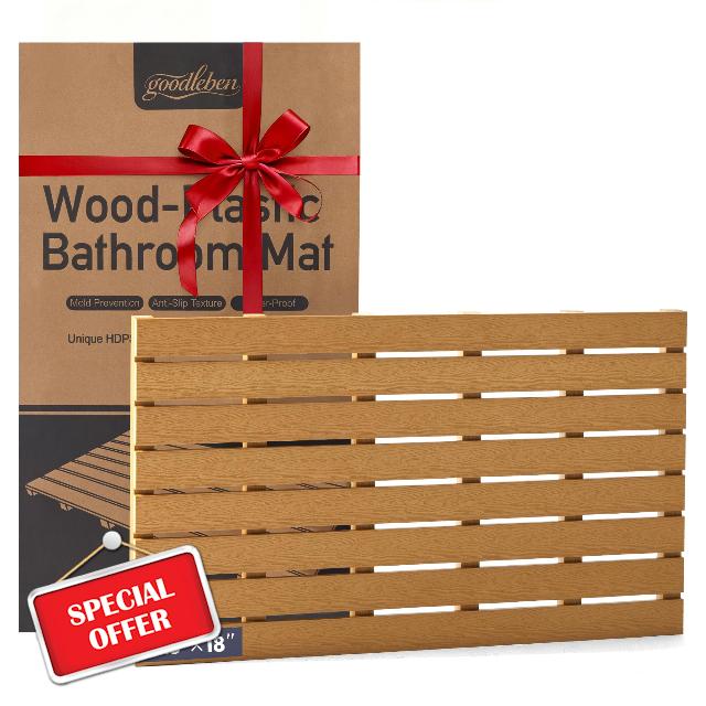 Composite Wood Bath Mat