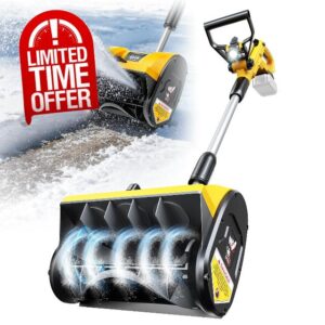 LIVOWALNY Electric Cordless Snow Shovel Compatible with Dewalt 20V Battery