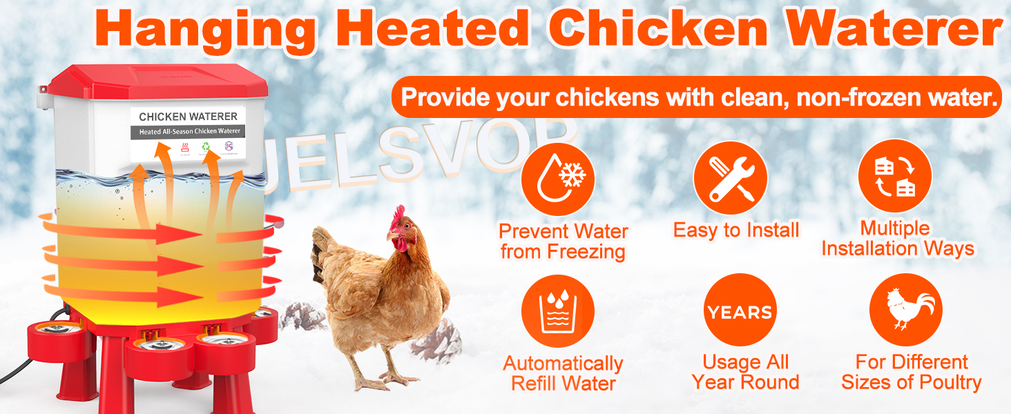 Heated Chicken Waterer