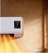 1500W Chicken Coop PTC Ceramic Heating With Thermostat - Adjustable Temp, Winter Heater for Chick...