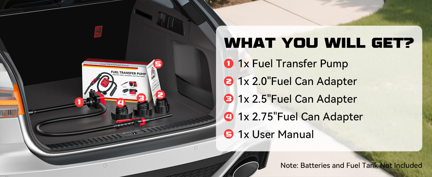 gas transfer pump battery operated