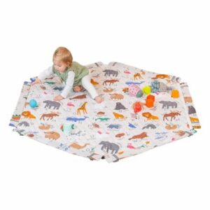 Toddleroo SecureMat Hexagon Animal ABC Playmat