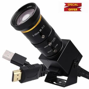 SVPRO 4K Streaming Webcam with 5-50mm Zoom Lens