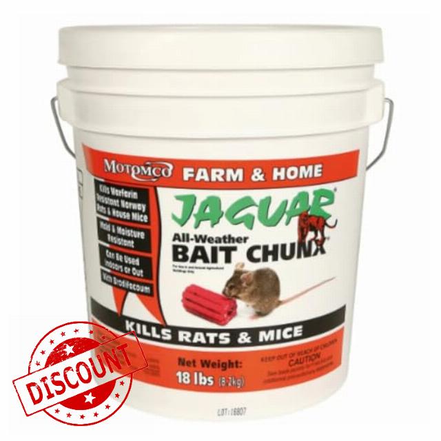 Jaguar AllWeather Rat Bait Chunx 18LB