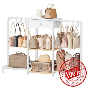 HOOBRO 3-Tier Purse Organizer for Closet