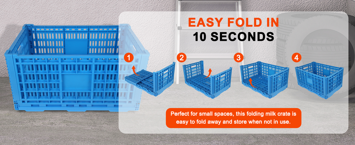 milk crates for storage
