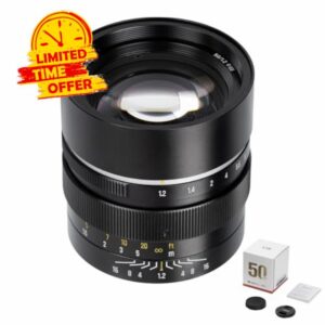 7artisans 50mm F1.2 APS-C Manual Focus Lens for MFT Mount Cameras M43 EPM1 EPM2 EPL1 EPL2 EPL3 EPL5 EPL6 EPL7 EPL8 EPL9 E-P1 E-P2 E-P3 E-P5 E-P6 E-M1 E-M5 E-M10 E-M10II E-M10III Pen-F