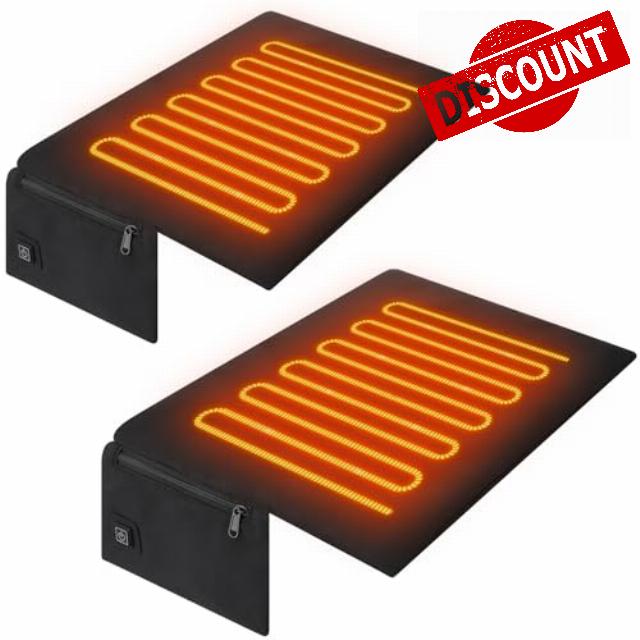 2 Pack Heated Stadium Hunting Seat Cushion