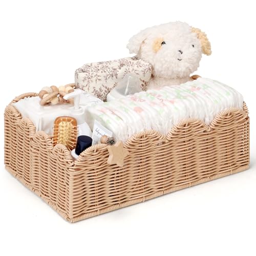 Nursery Storage Basket for Diapers and Baby Wipes