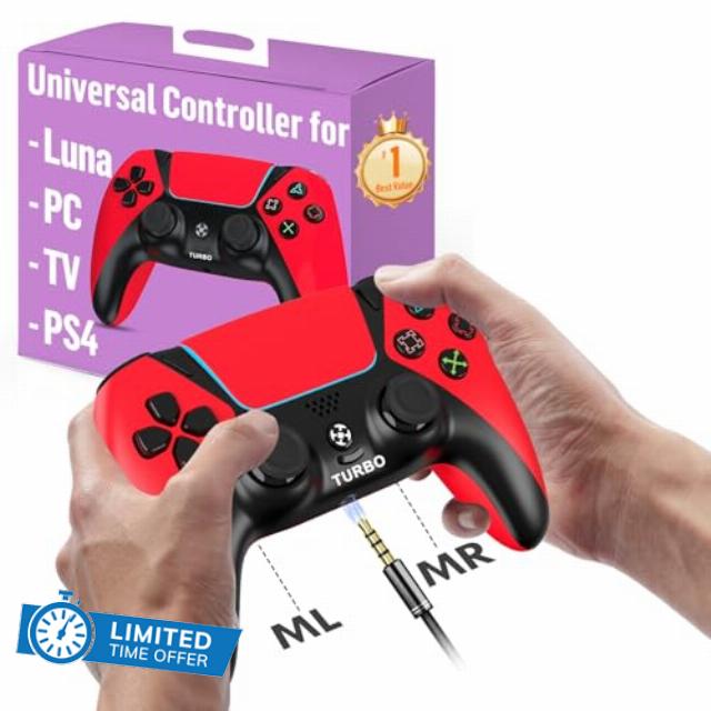 Enstixsm Game Controller for Luna Fire Stick TV PC PS4 Steam Phone Tablet