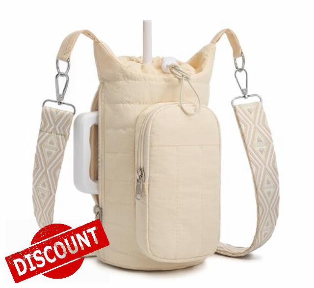 WOOMADA Water Bottle Holder Bag with Strap