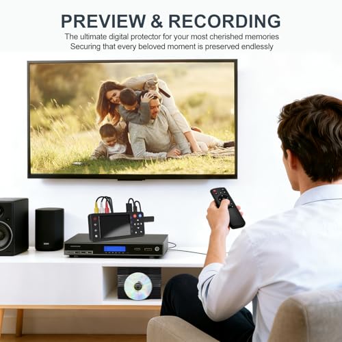 Video Capture Recorder Convert to MP4 Compatible with VHS