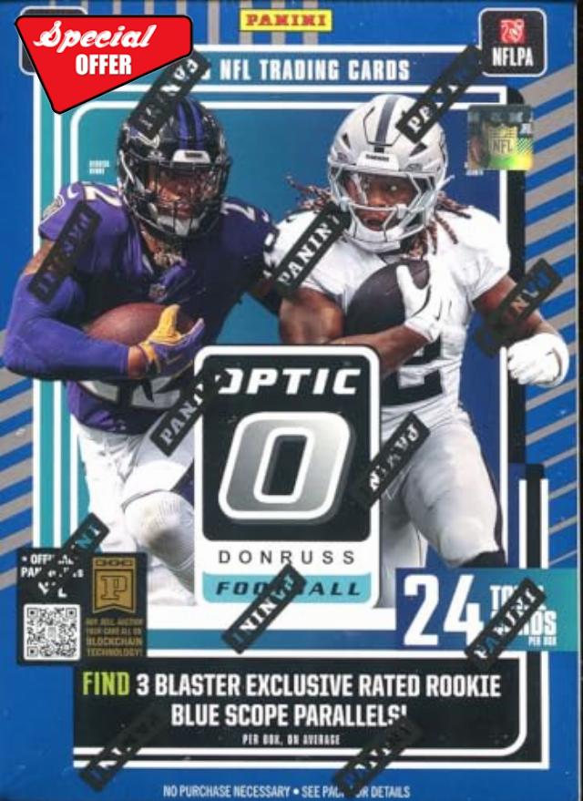 2025 Panini Donruss Optic Football HOBBY BLASTER box (6 pks/bx)
