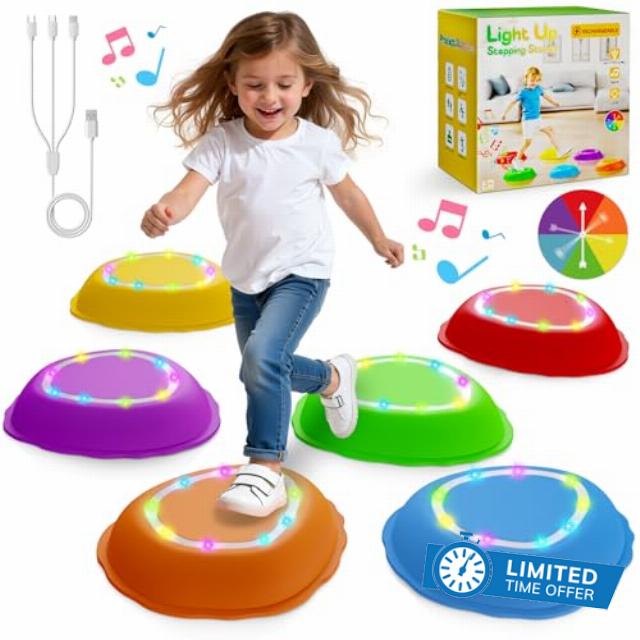 Rechargeable Stepping Stones for Kids