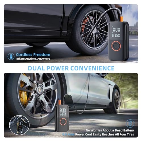 12V DC & 5400mAh Battery Dual Power